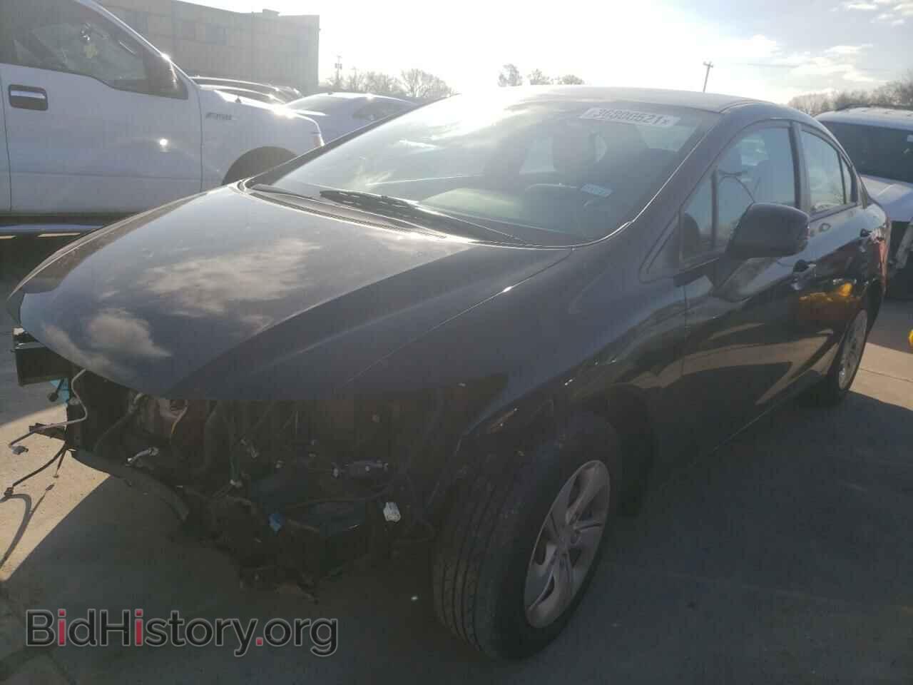 2013 HONDA CIVIC - VIN: 2HGFB2F5XDH603690 - Фото 2