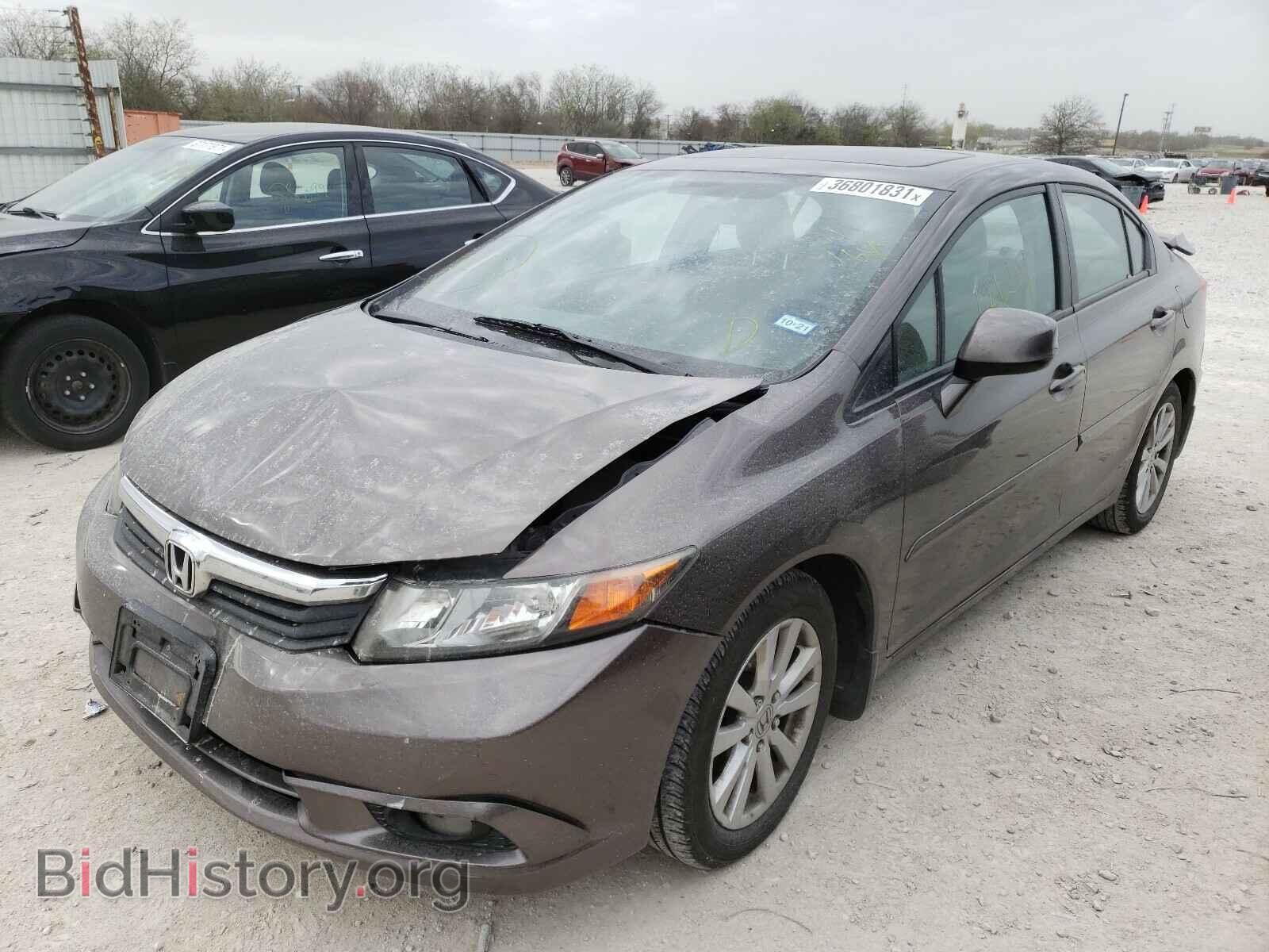 2012 HONDA CIVIC - VIN: 2HGFB2F8XCH513464 - Фото 2