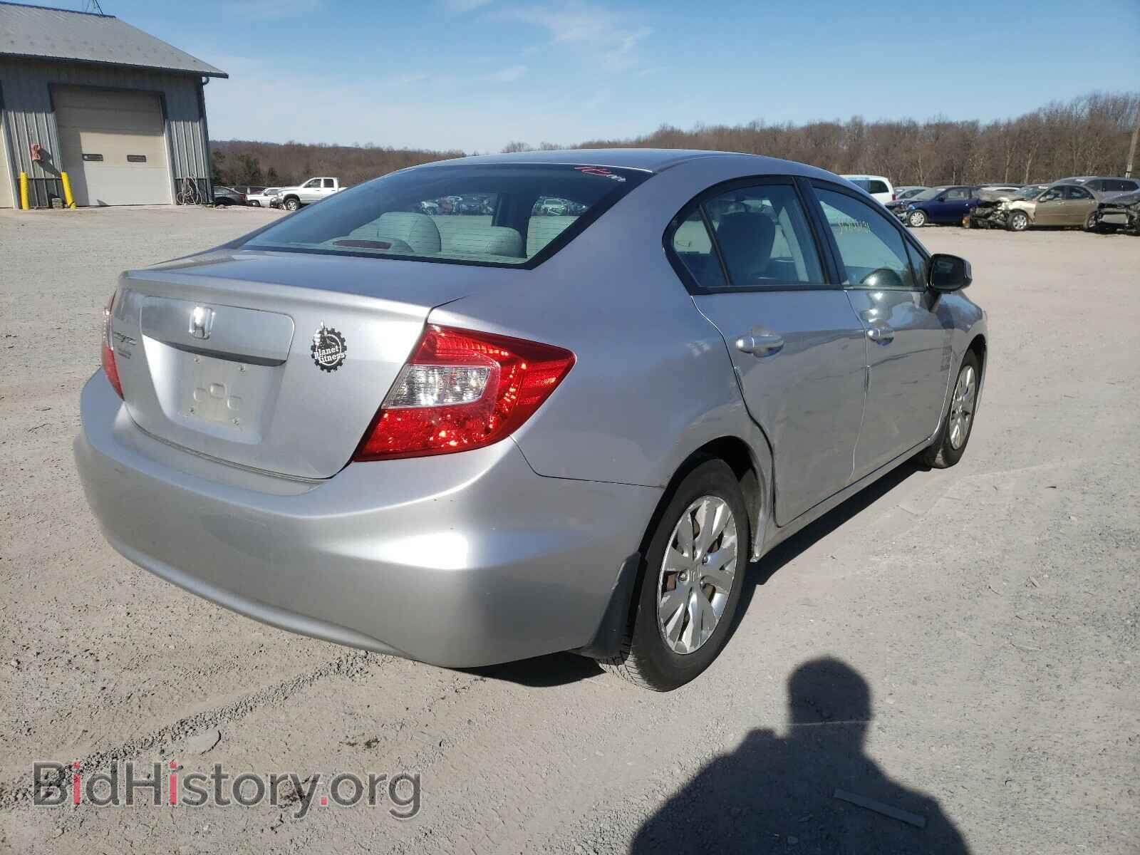 2012 HONDA CIVIC - VIN: 19XFB2F5XCE323857 - Фото 4