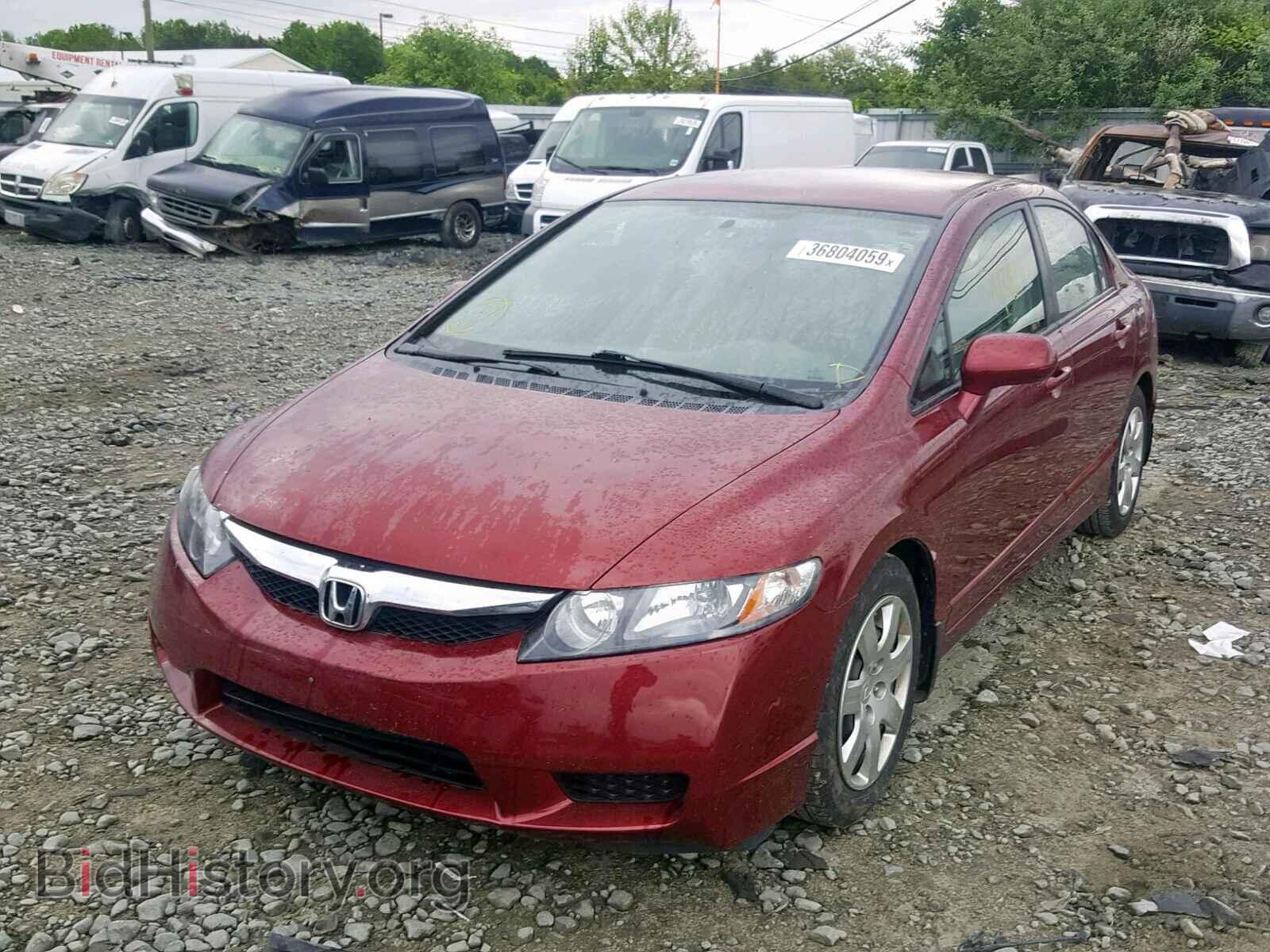 2009 HONDA CIVIC LX - VIN: 19XFA15519E024250 - Фото 2