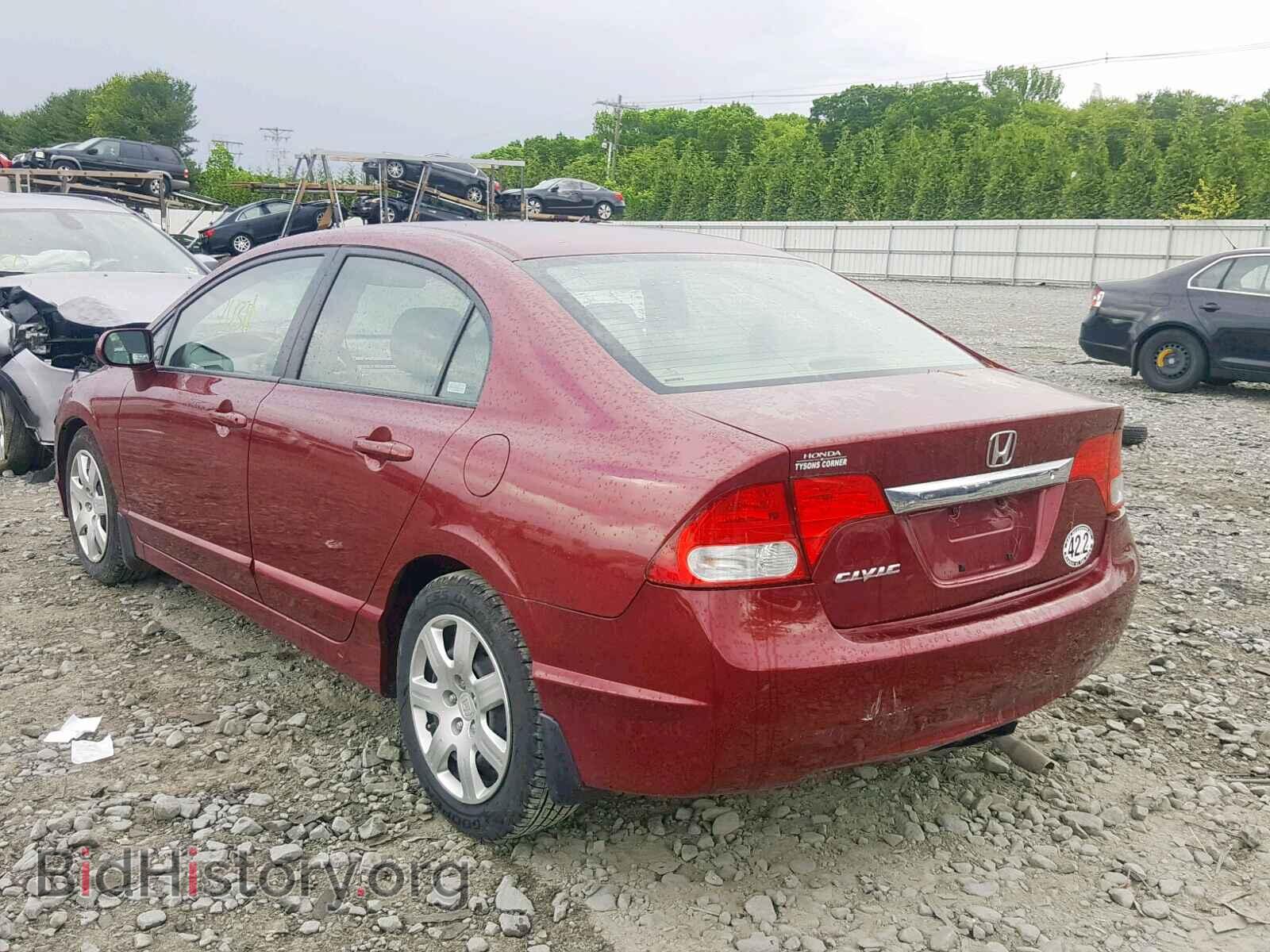 2009 HONDA CIVIC LX - VIN: 19XFA15519E024250 - Фото 3