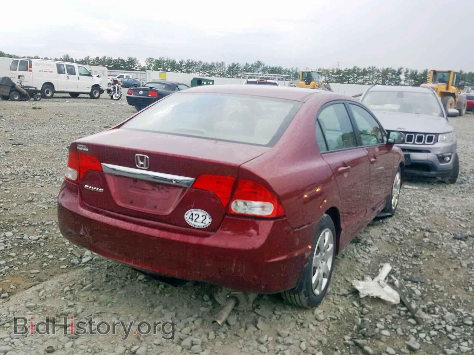 2009 HONDA CIVIC LX - VIN: 19XFA15519E024250 - Фото 4