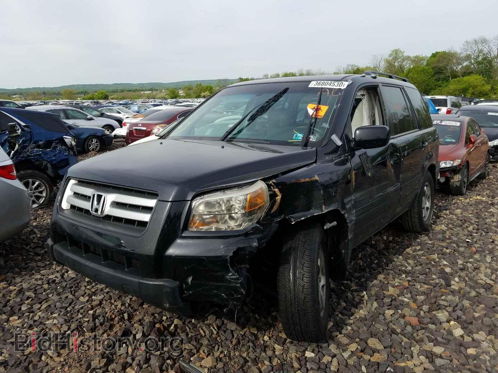 2006 HONDA PILOT - VIN: 2HKYF18606H535826 - Фото 2