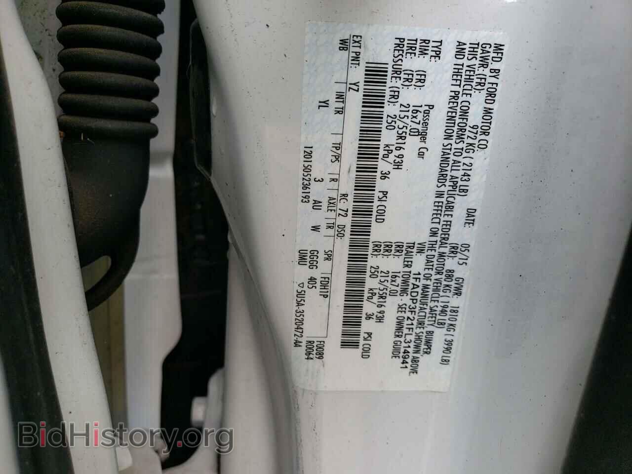 2015 FORD FOCUS - VIN: 1FADP3F21FL314941 - Photo 12