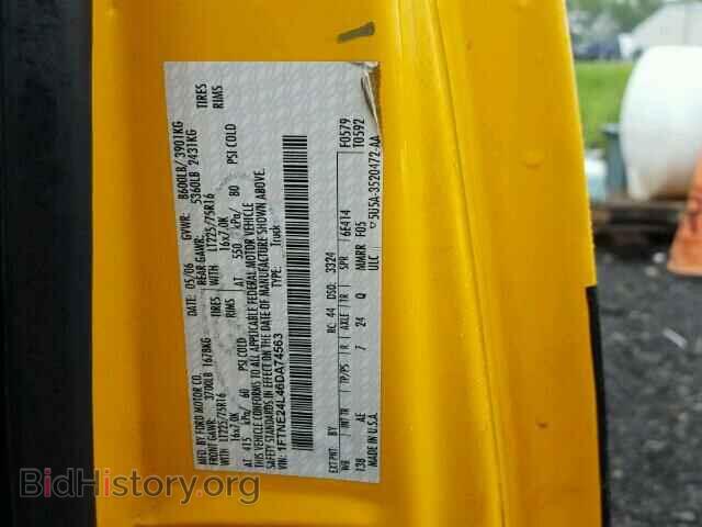 2006 FORD ECONOLINE - VIN: 1FTNE24L46DA74563 - Photo 10