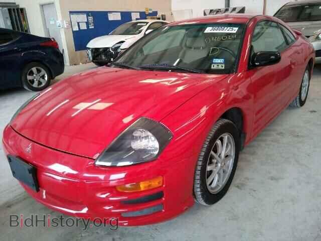 2001 MITSUBISHI ECLIPSE - VIN: 4A3AC44G61E046024 - Фото 2