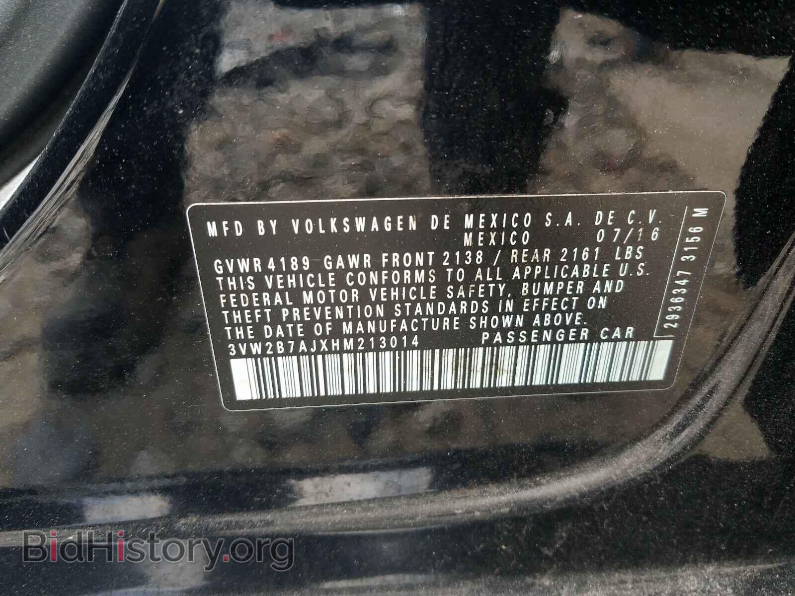 2017 VOLKSWAGEN JETTA - VIN: 3VW2B7AJXHM213014 - Photo 10