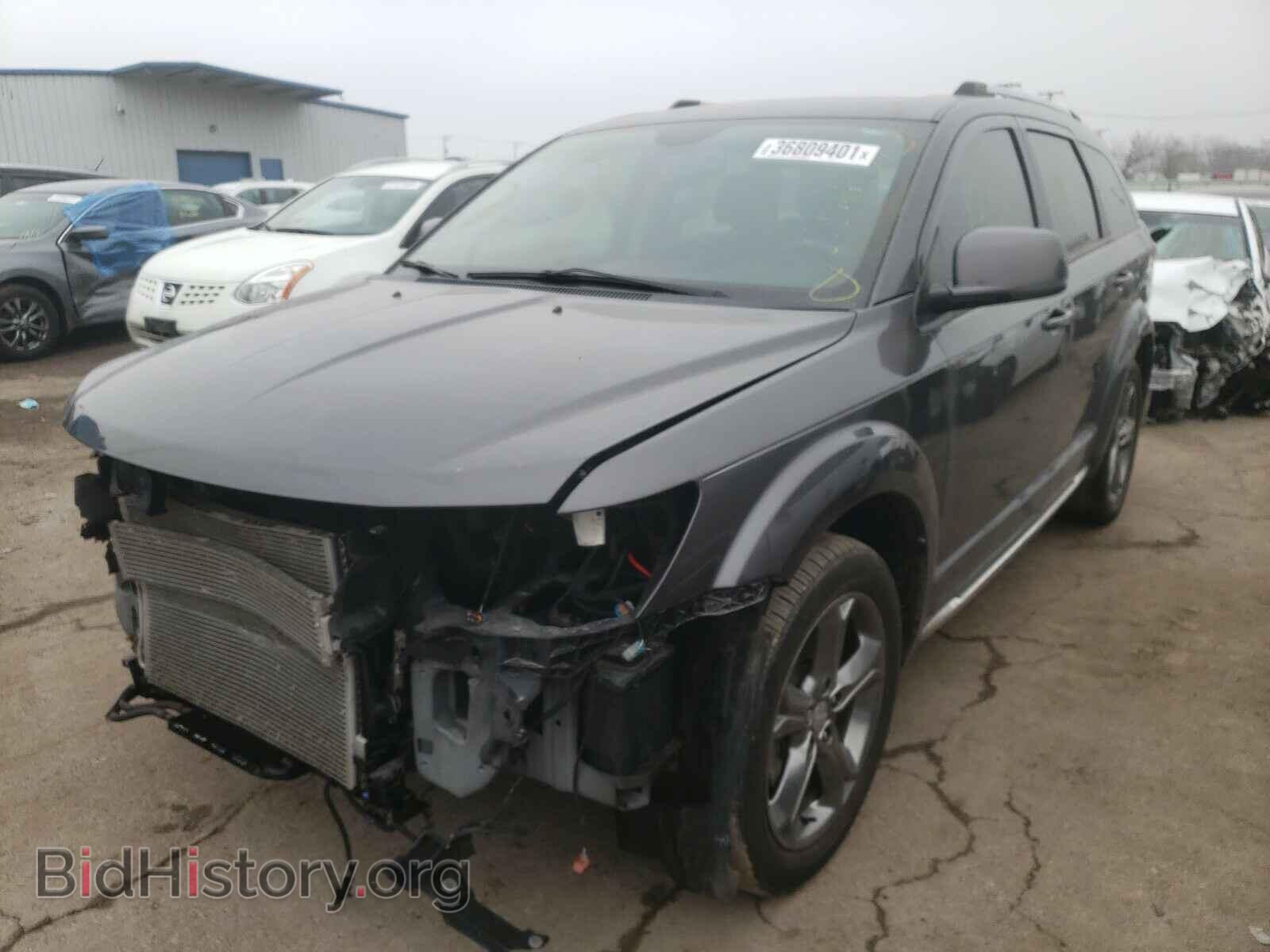 2016 DODGE JOURNEY - VIN: 3C4PDCGG3GT240132 - Фото 2