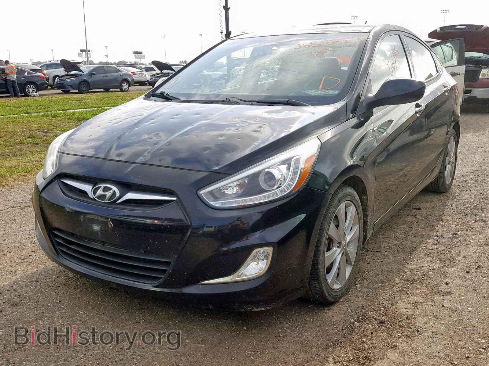2014 HYUNDAI ACCENT - VIN: KMHCU4AE8EU740880 - Фото 2