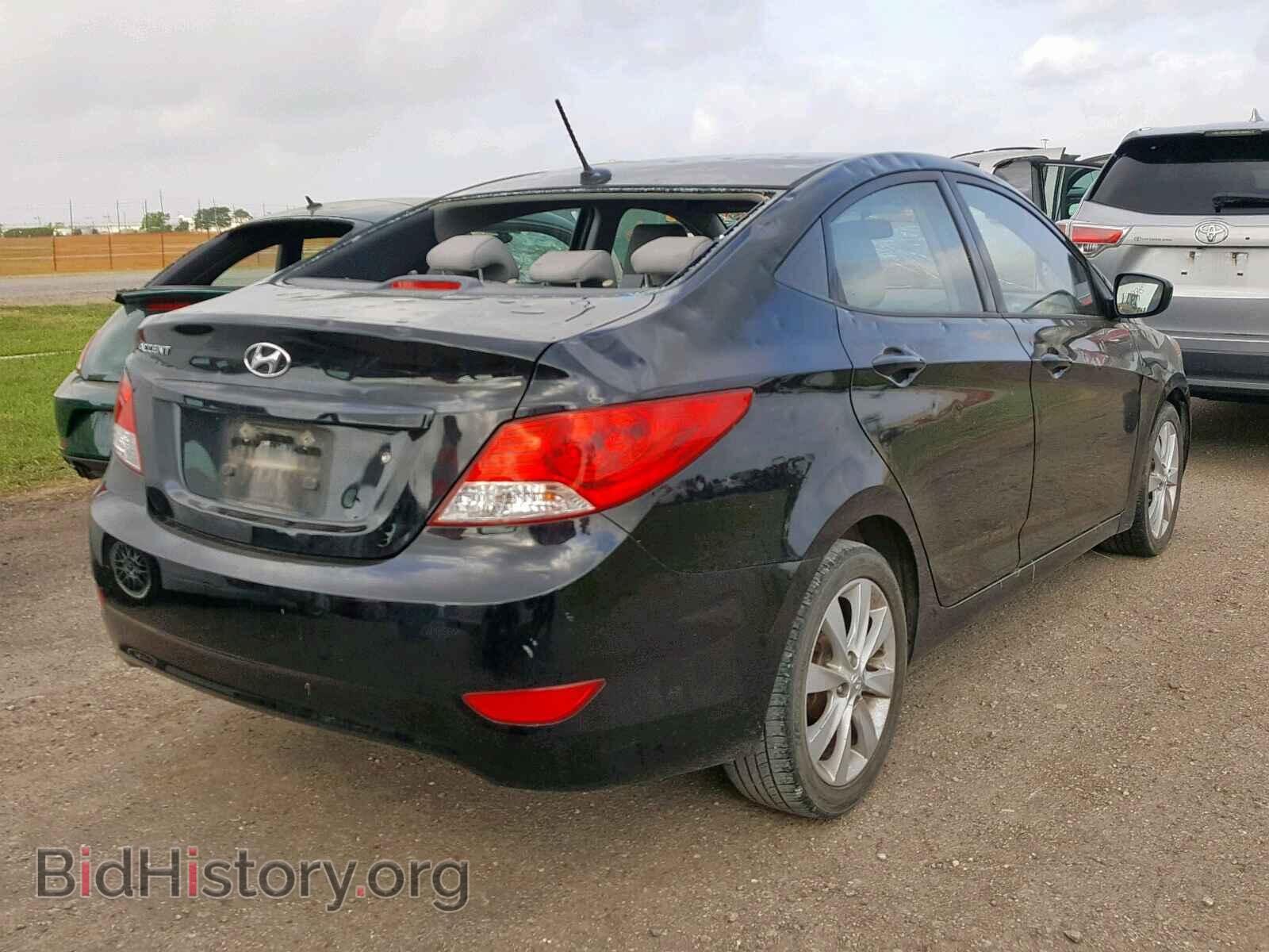 2014 HYUNDAI ACCENT - VIN: KMHCU4AE8EU740880 - Фото 4