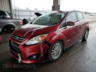 2013 Ford CMAX C-Max SEL, красный — VIN 1FADP5BU4DL512445, Copart