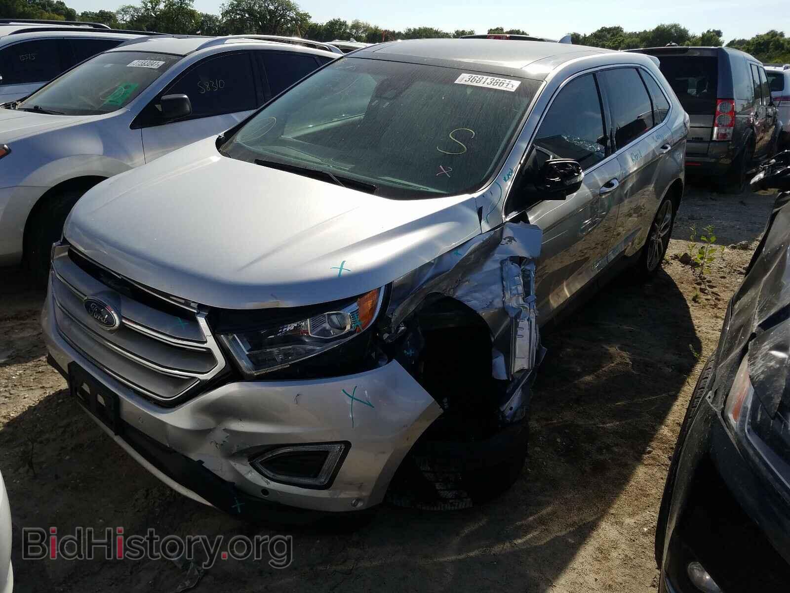 2016 FORD EDGE - VIN: 2FMPK3K92GBB48600 - Фото 2