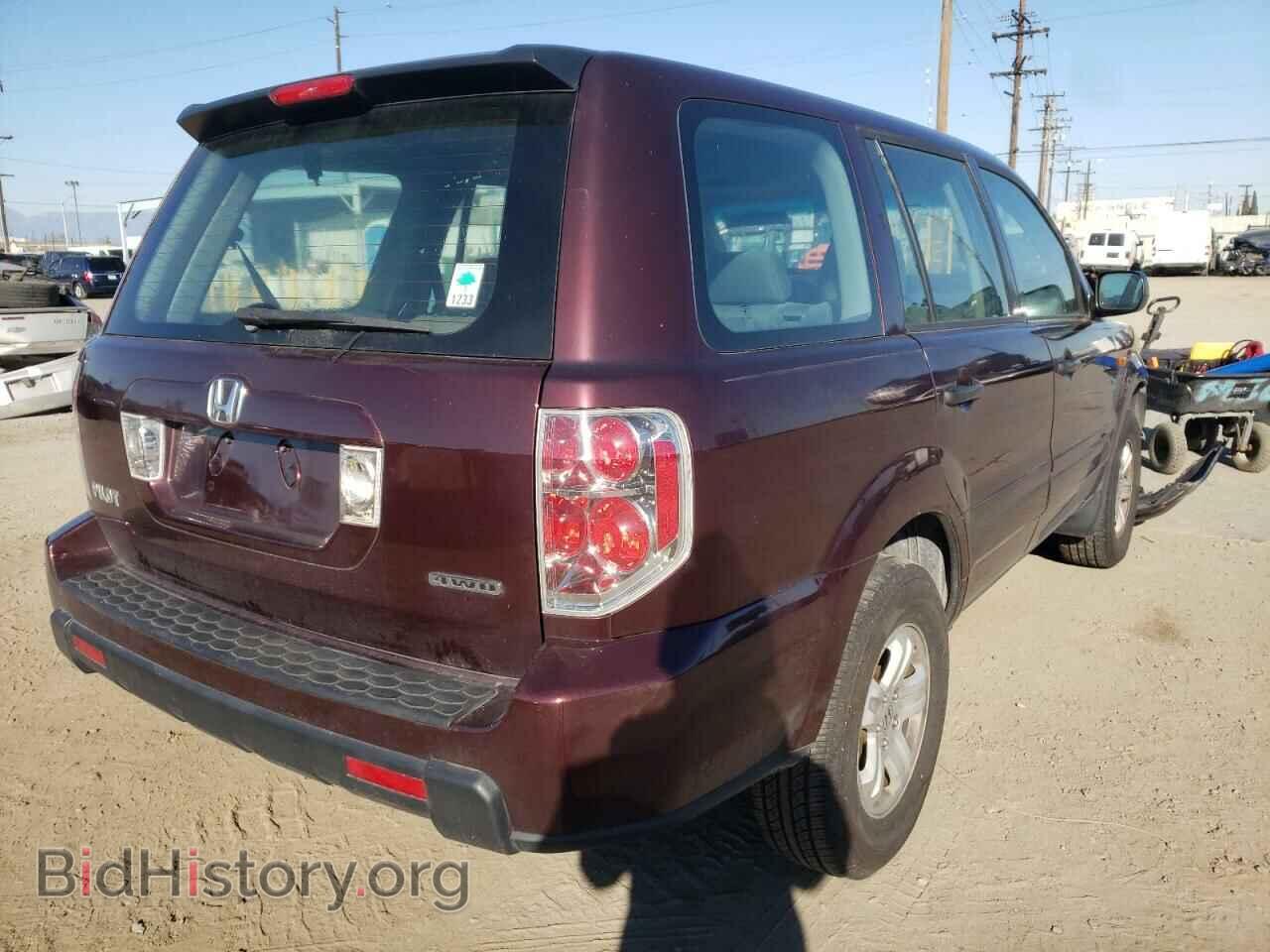 2007 HONDA PILOT - VIN: 2HKYF18107H524654 - Фото 4