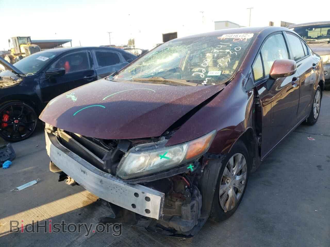 2012 HONDA CIVIC - VIN: 19XFB2F56CE040324 - Фото 2