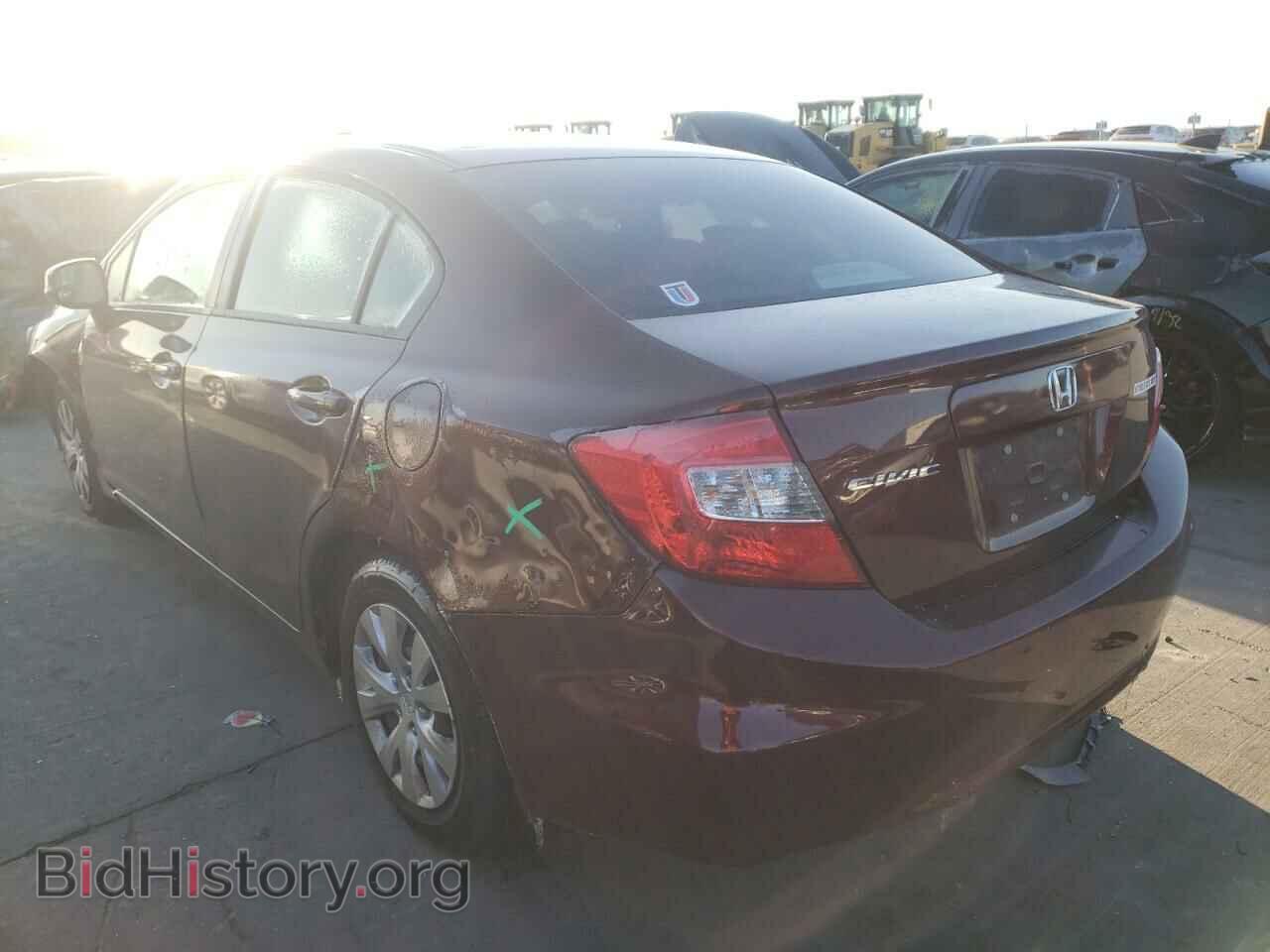 2012 HONDA CIVIC - VIN: 19XFB2F56CE040324 - Фото 3