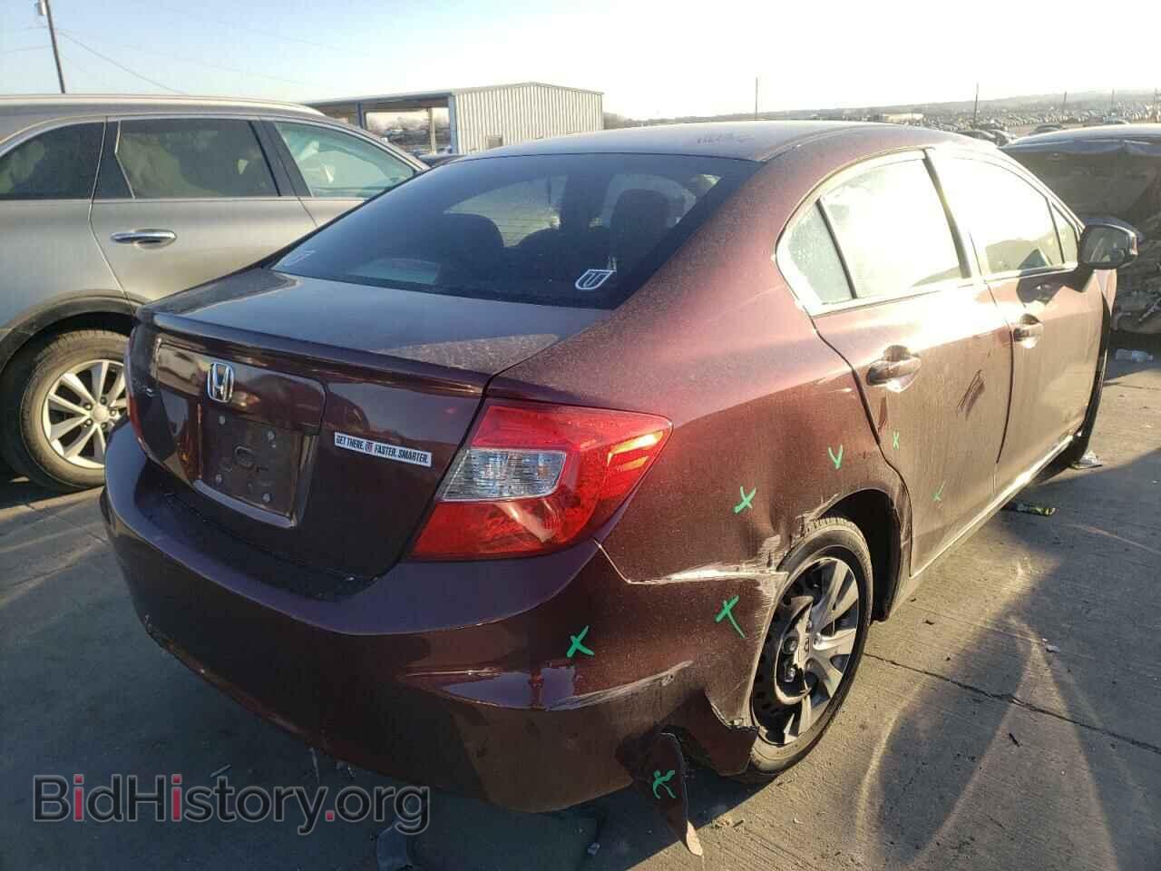 2012 HONDA CIVIC - VIN: 19XFB2F56CE040324 - Фото 4