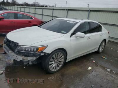 2014 Acura RLX RLX Tech, белый — VIN JH4KC1F55EC001254, Copart