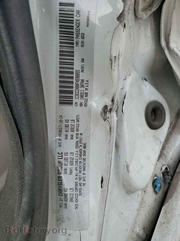 2015 CHRYSLER 200 - VIN: 1C3CCCAB0FN598855 - Фото 12