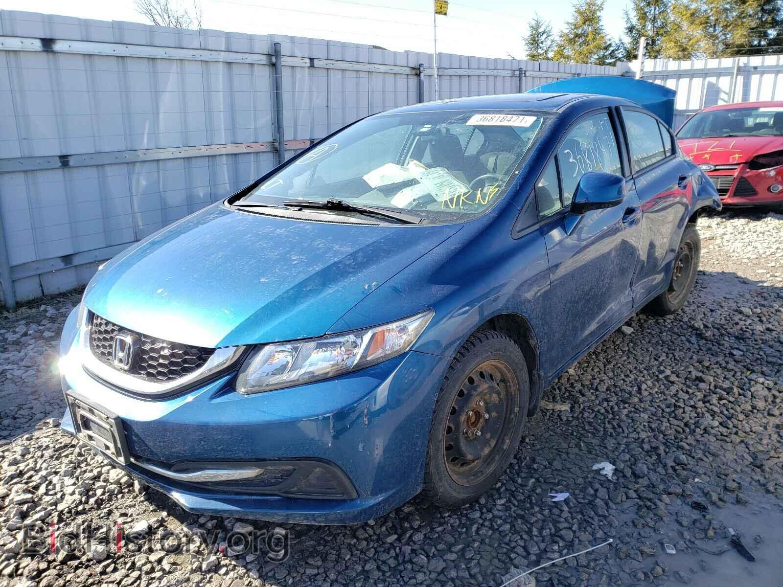 2013 HONDA CIVIC - VIN: 2HGFB2F52DH006095 - Photo 2