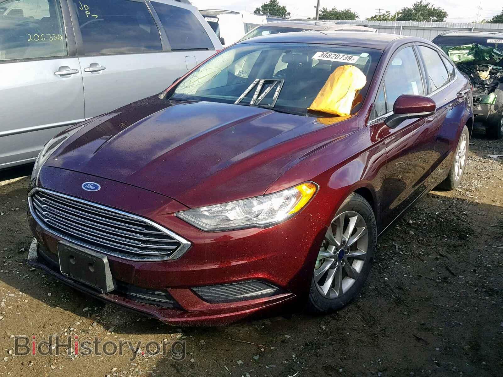 2017 FORD FUSION SE - VIN: 3FA6P0HD6HR190367 - Фото 2