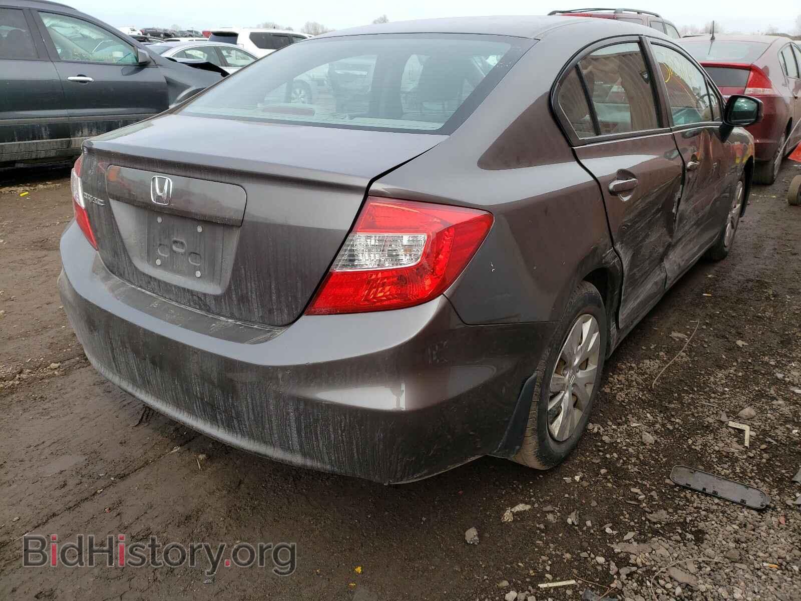 2012 HONDA CIVIC - VIN: 19XFB2F55CE069216 - Фото 4