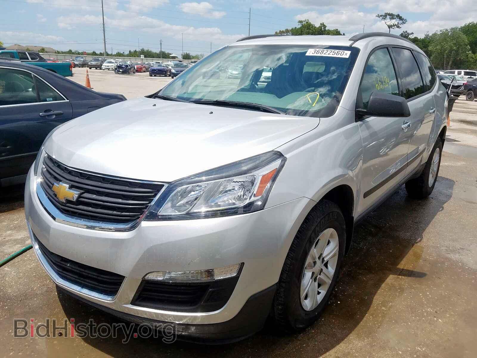 2015 CHEVROLET TRAVERSE - VIN: 1GNKRFED0FJ346878 - Фото 2