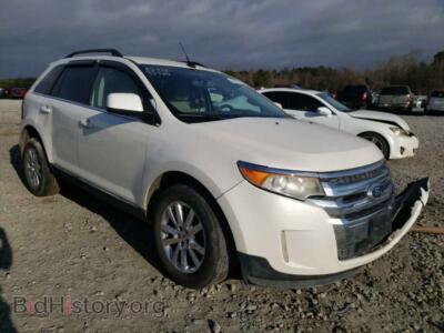 2011 Ford EDGE Edge Limit, белый — VIN 2FMDK3KC0BBA35557, Copart