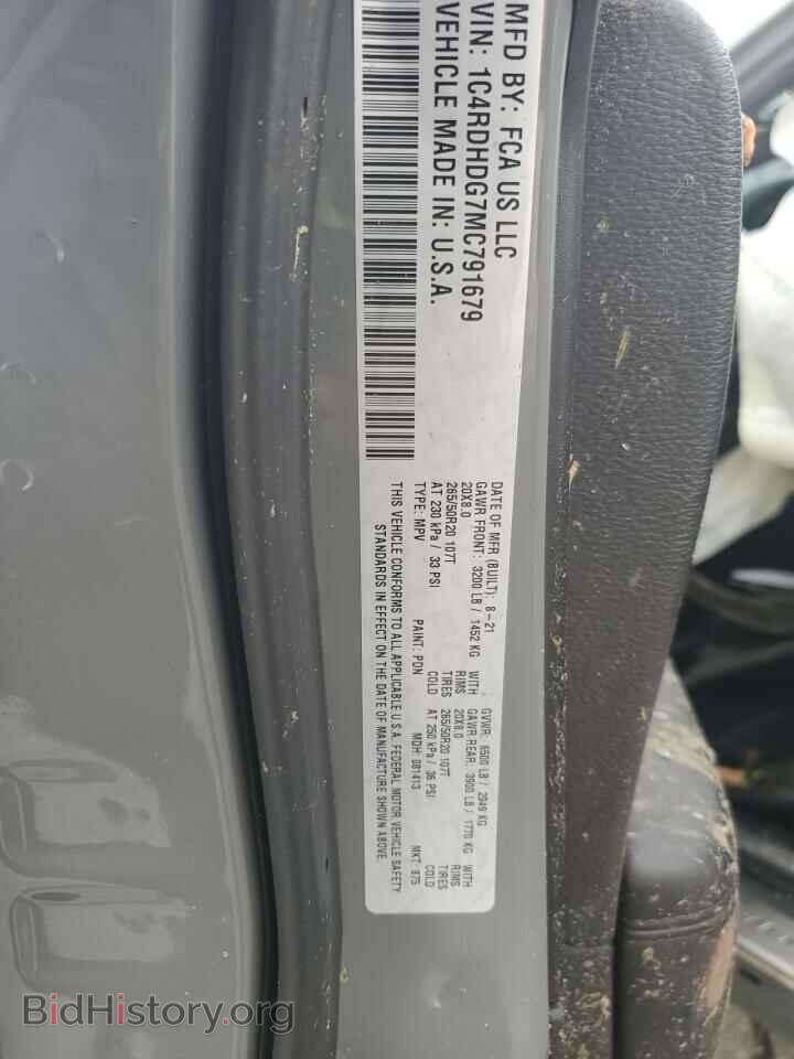 2021 DODGE DURANGO - VIN: 1C4RDHDG7MC791679 - Photo 14