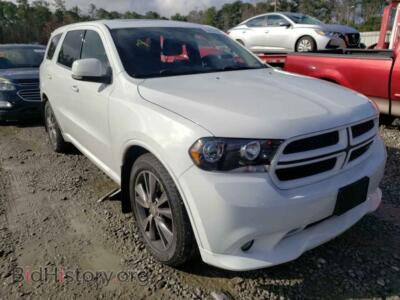 2013 Dodge DURANGO Durango R/, белый — VIN 1C4SDJCT2DC662336, Copart