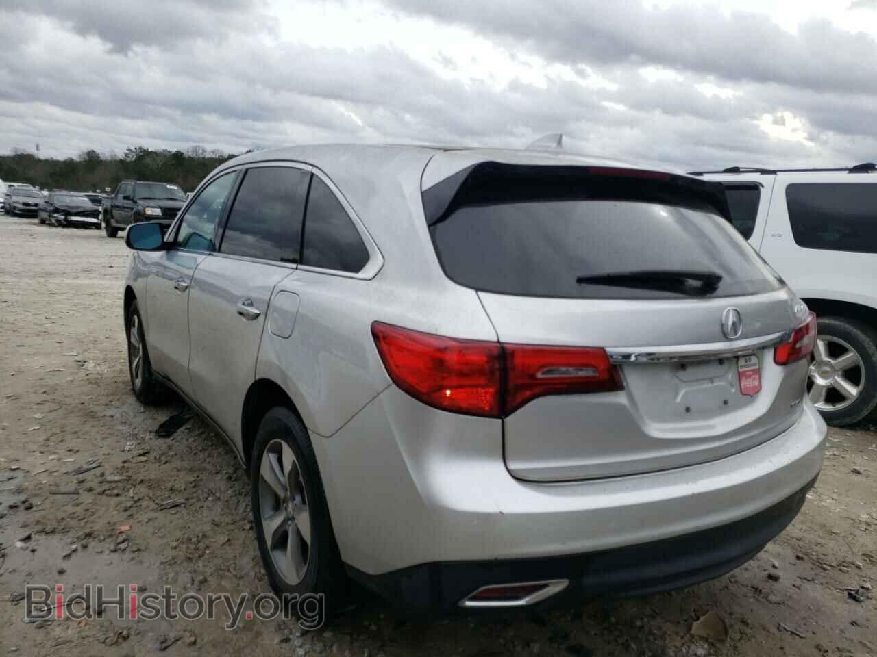 2014 ACURA MDX - VIN: 5FRYD4H26EB003299 - Фото 2