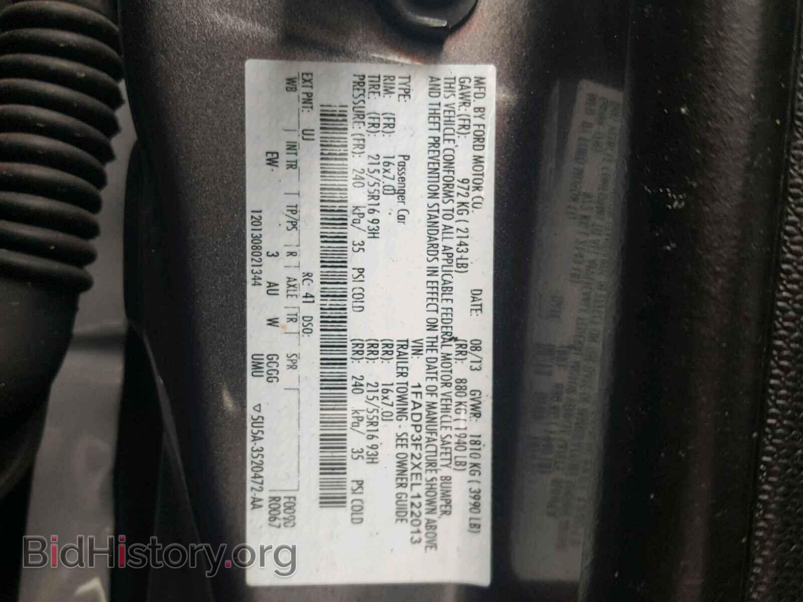2014 FORD FOCUS - VIN: 1FADP3F2XEL122013 - Photo 10