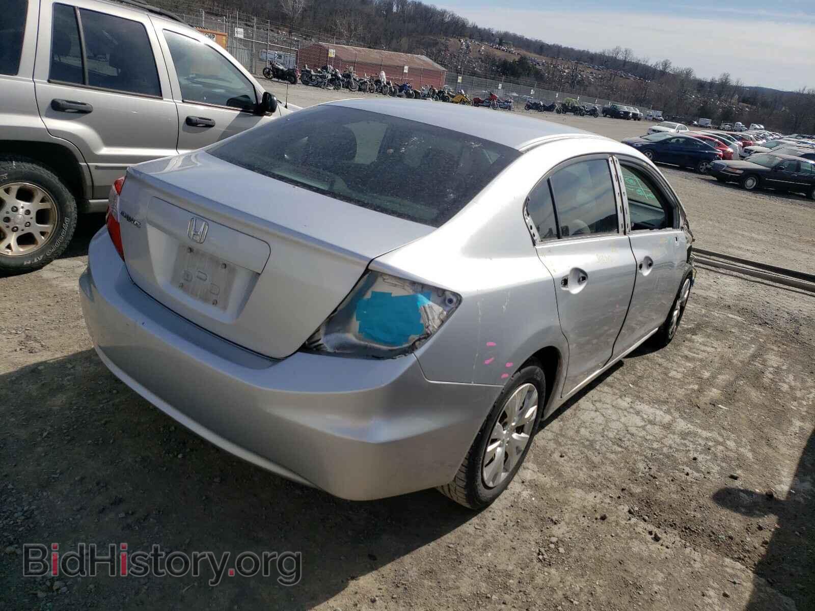 2012 HONDA CIVIC - VIN: 19XFB2F59CE338169 - Фото 4