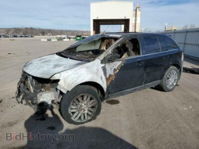 2008 Ford EDGE Edge Limit, blue — VIN 2FMDK39CX8BA60559, Copart