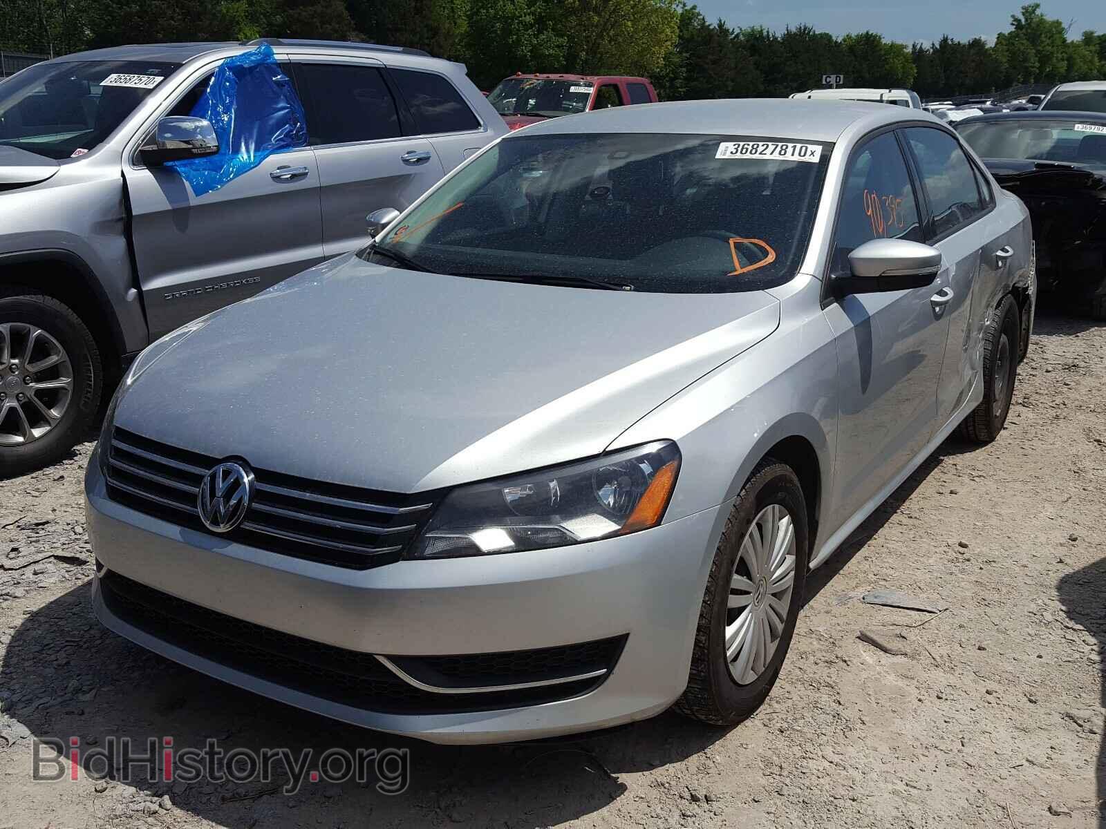 2014 VOLKSWAGEN PASSAT - VIN: 1VWAS7A38EC070025 - Фото 2