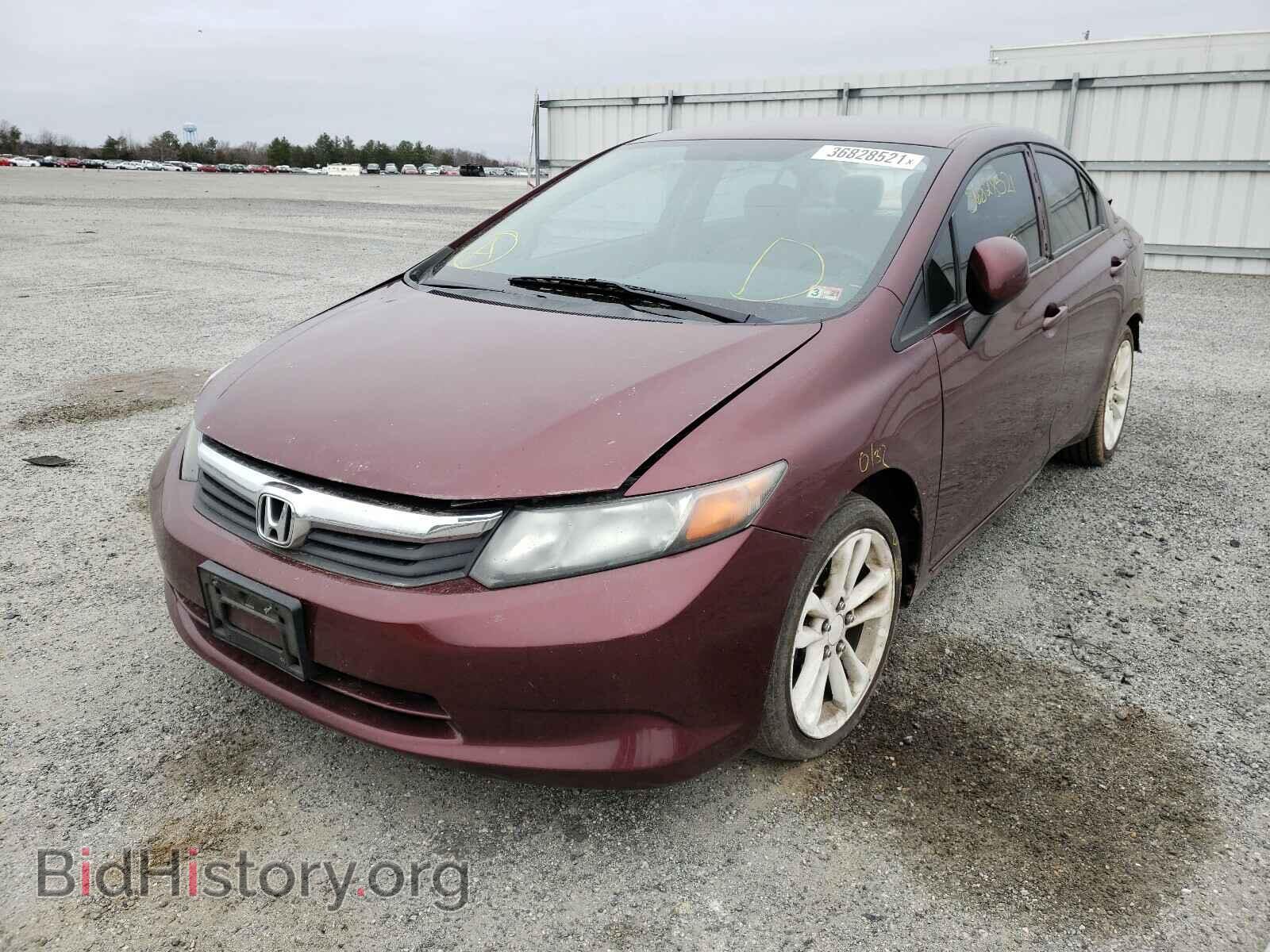 2012 HONDA CIVIC - VIN: 2HGFB2F5XCH591703 - Фото 2