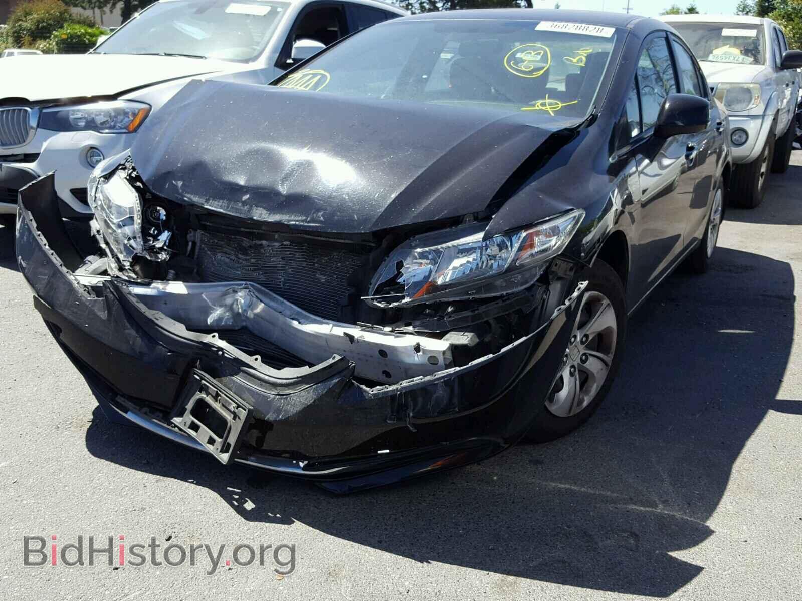 2013 HONDA CIVIC LX - VIN: 19XFB2F53DE293733 - Фото 2