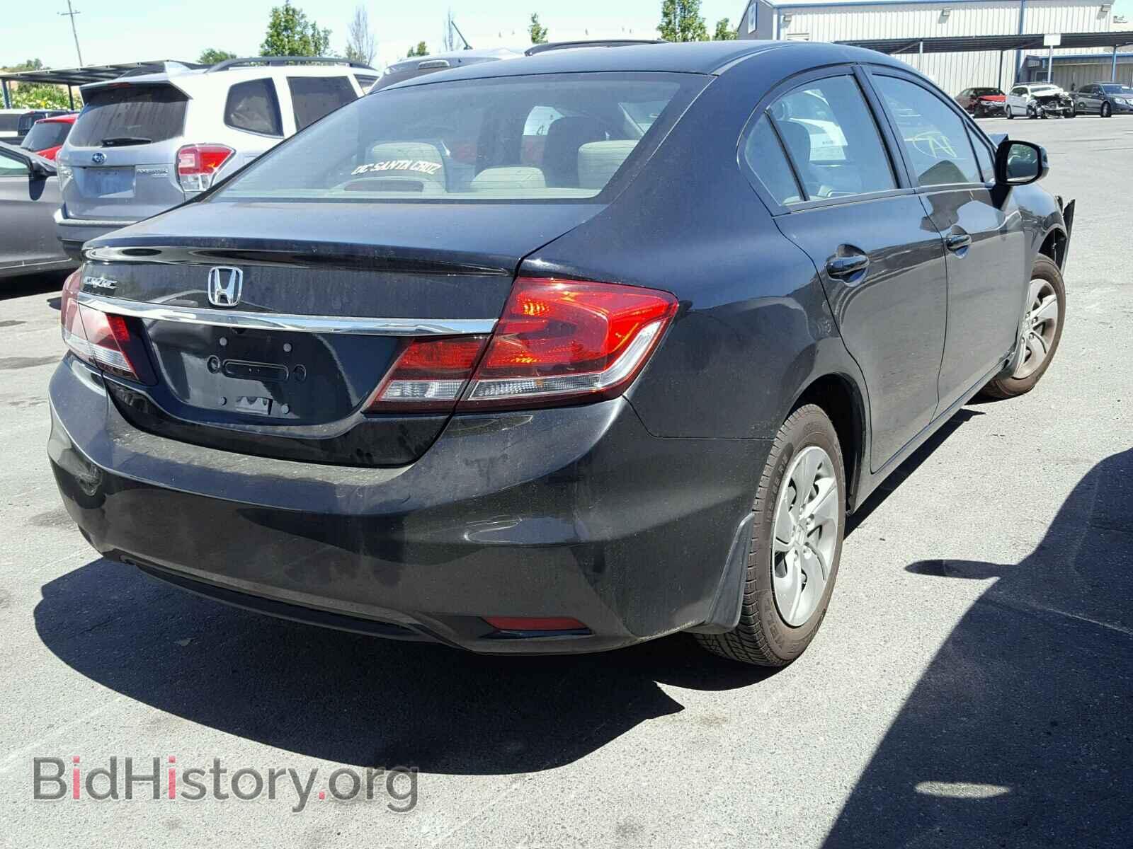 2013 HONDA CIVIC LX - VIN: 19XFB2F53DE293733 - Фото 4