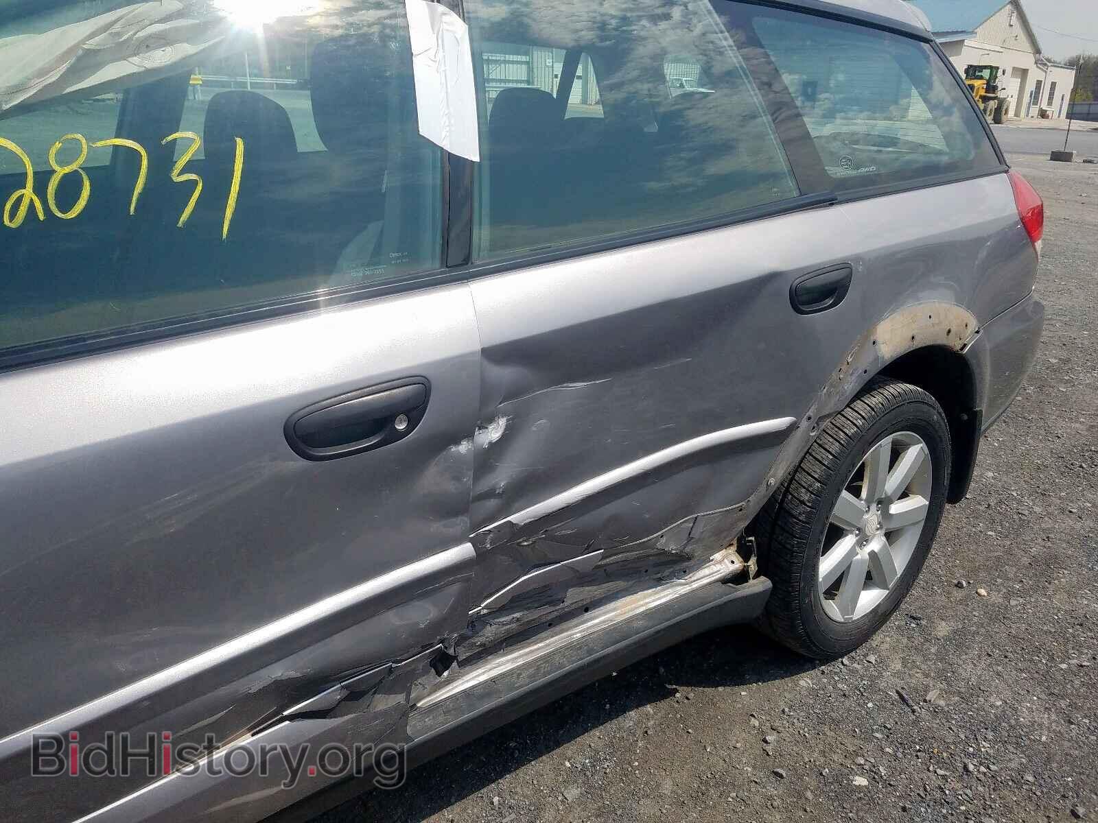 2008 SUBARU OUTBACK - VIN: 4S4BP61C487351024 - Фото 9