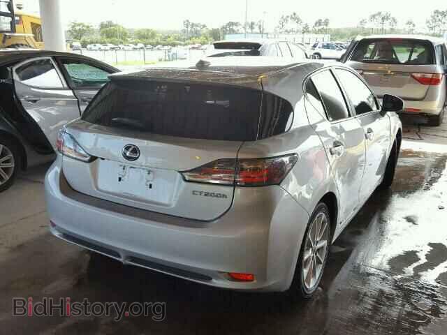 2012 LEXUS CT 200 - VIN: JTHKD5BH3C2049987 - Фото 4