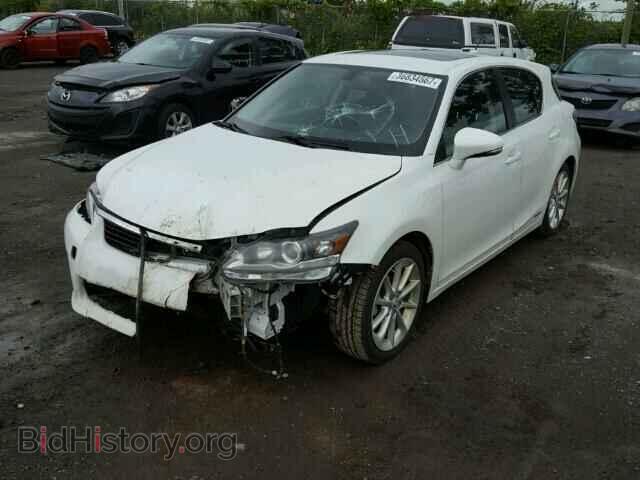 2011 LEXUS CT 200 - VIN: JTHKD5BHXB2045756 - Фото 2