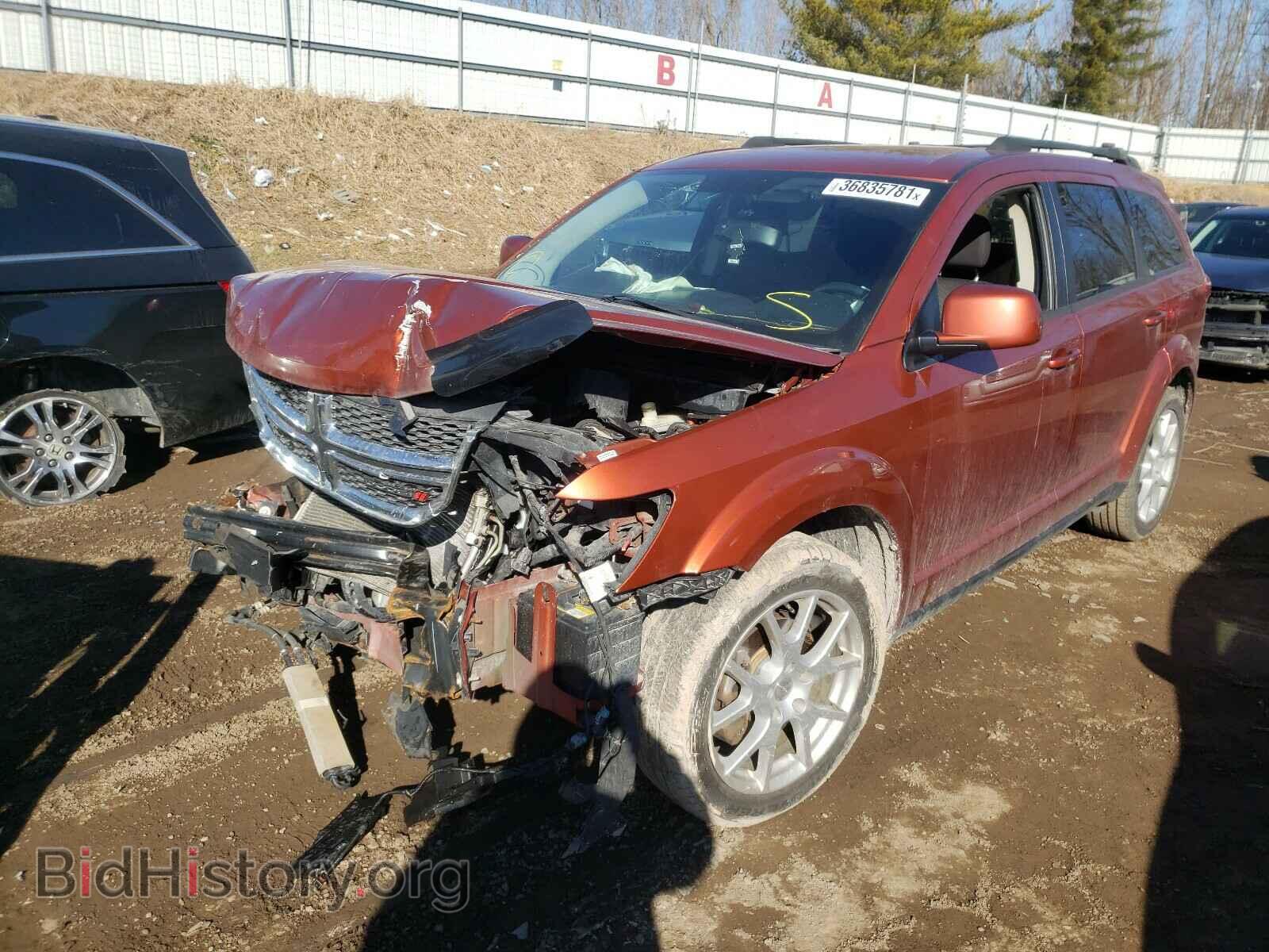 2013 DODGE JOURNEY - VIN: 3C4PDCCG8DT504124 - Фото 2