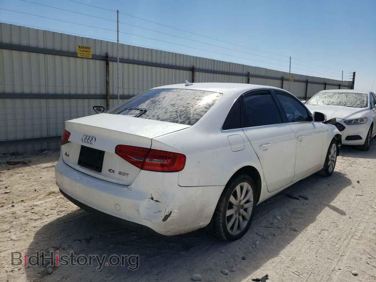 2013 AUDI A4 - VIN: WAUAFAFL2DN008701 - Фото 4