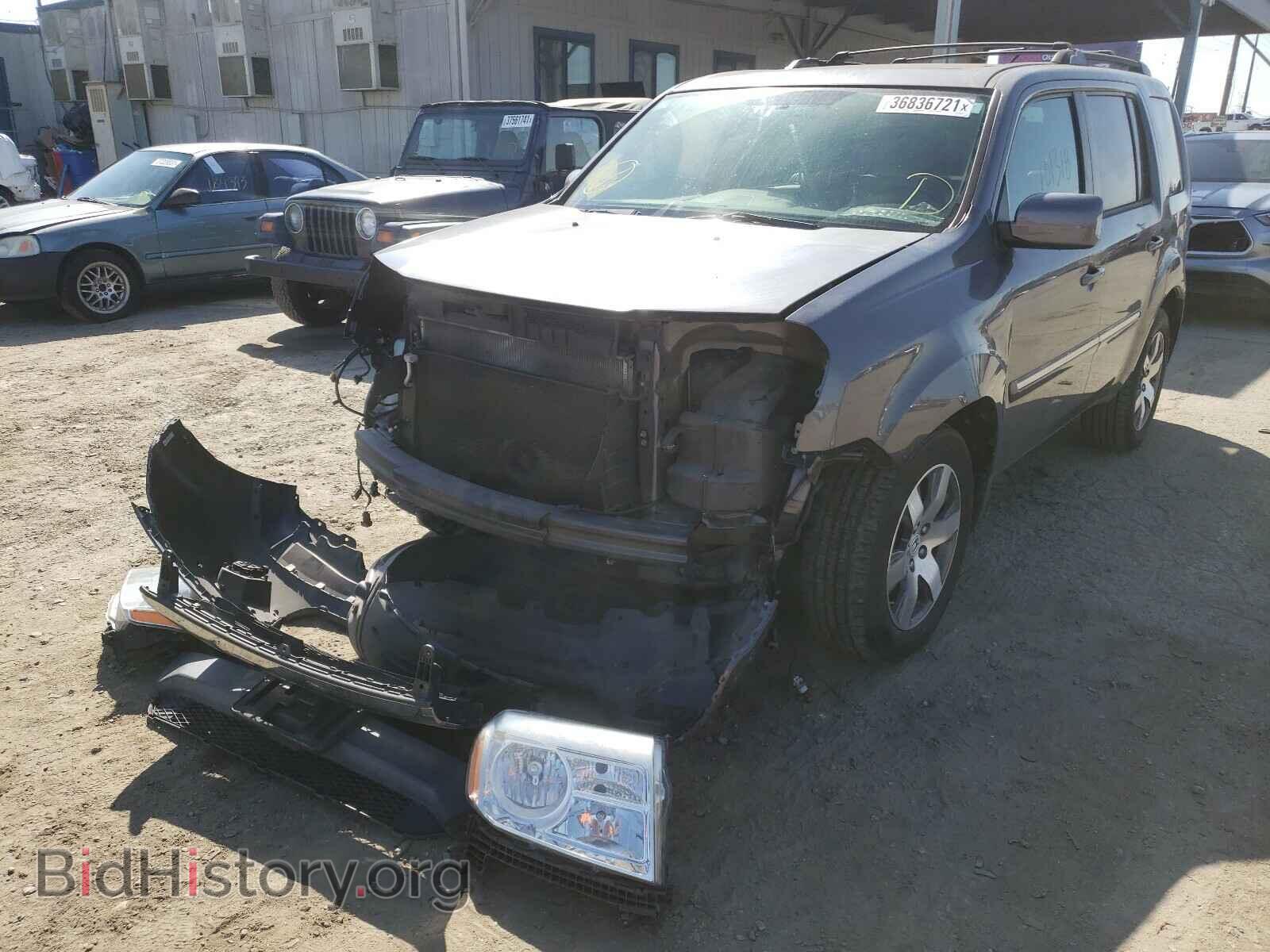 2015 HONDA PILOT - VIN: 5FNYF3H9XFB016738 - Фото 2