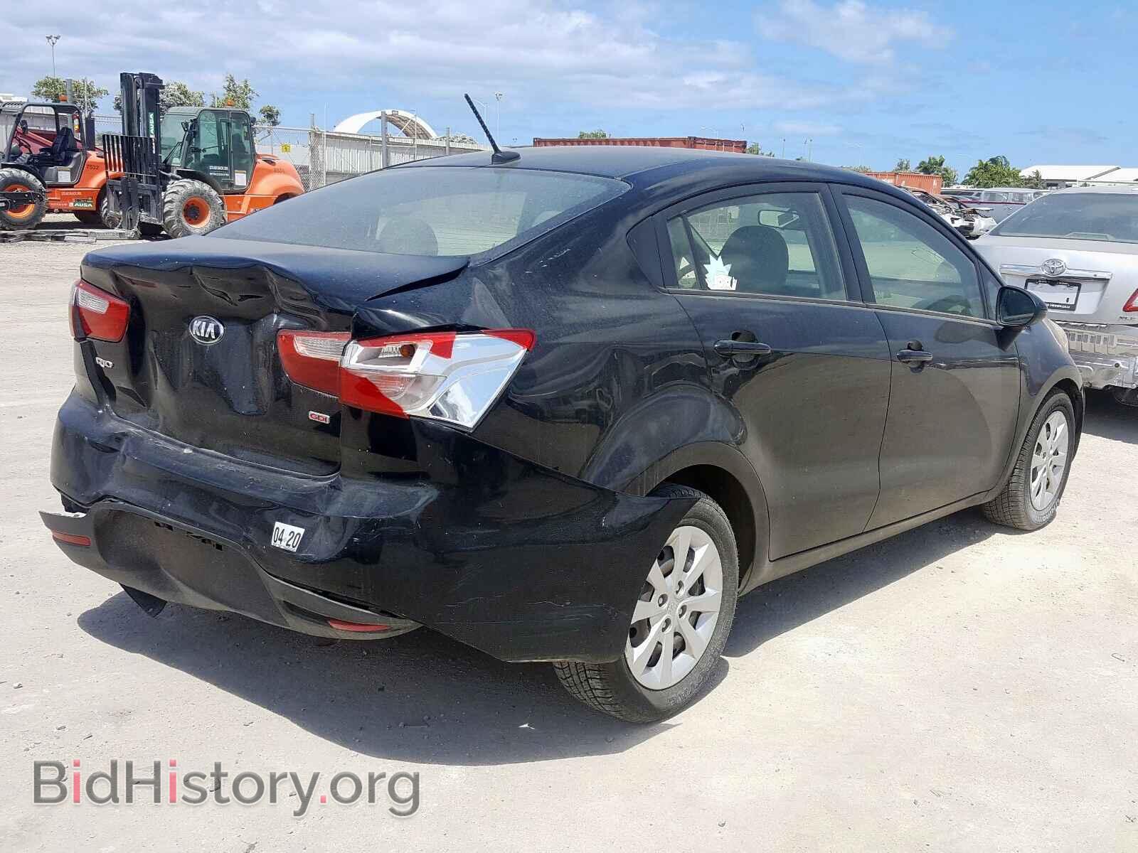 2014 KIA RIO - VIN: KNADM4A30E6399533 - Фото 4