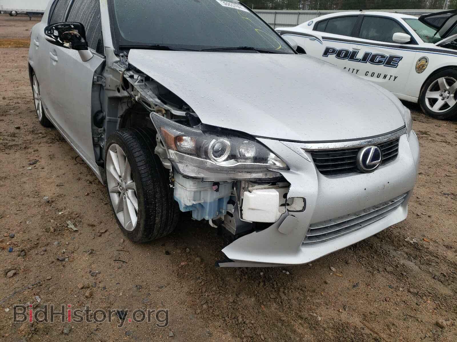 2012 LEXUS CT 200 - VIN: JTHKD5BH3C2074257 - Фото 9