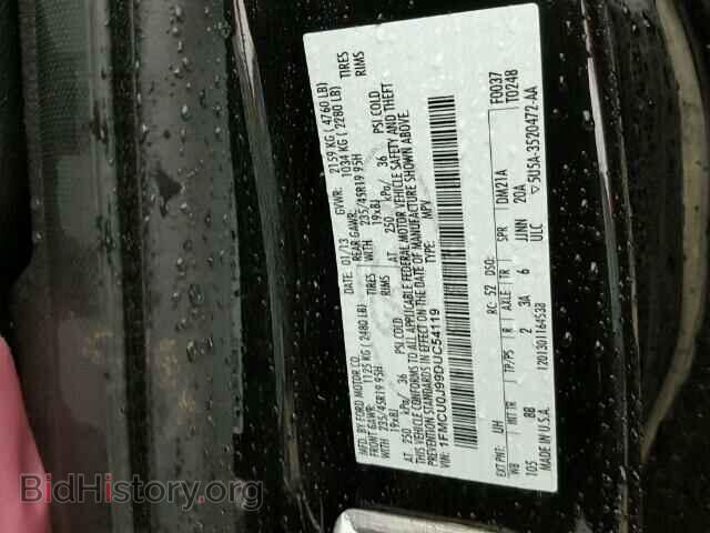 2013 FORD ESCAPE - VIN: 1FMCU0J99DUC54119 - Фото 10