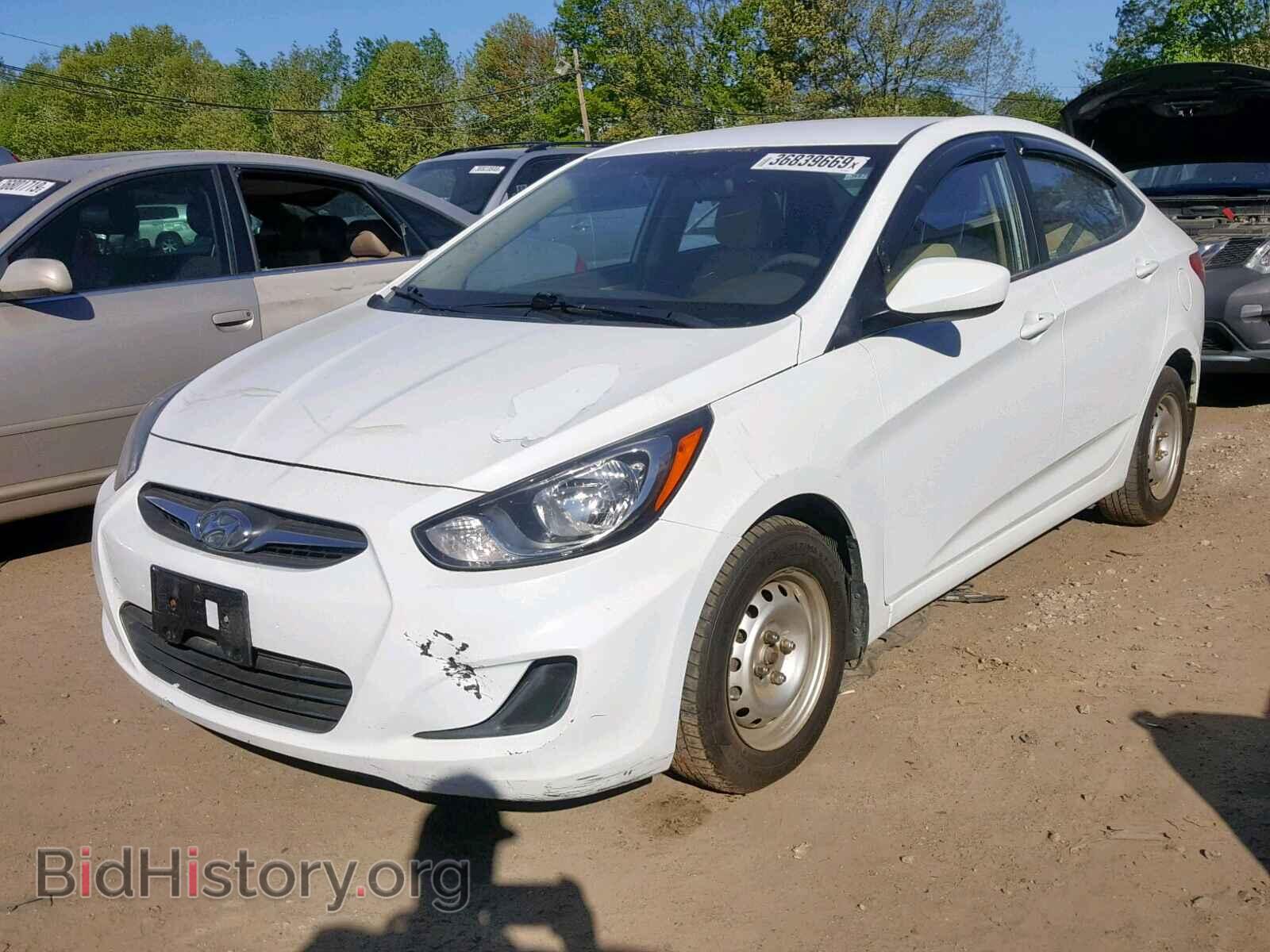 2013 HYUNDAI ACCENT - VIN: KMHCT4AE3DU450306 - Фото 2