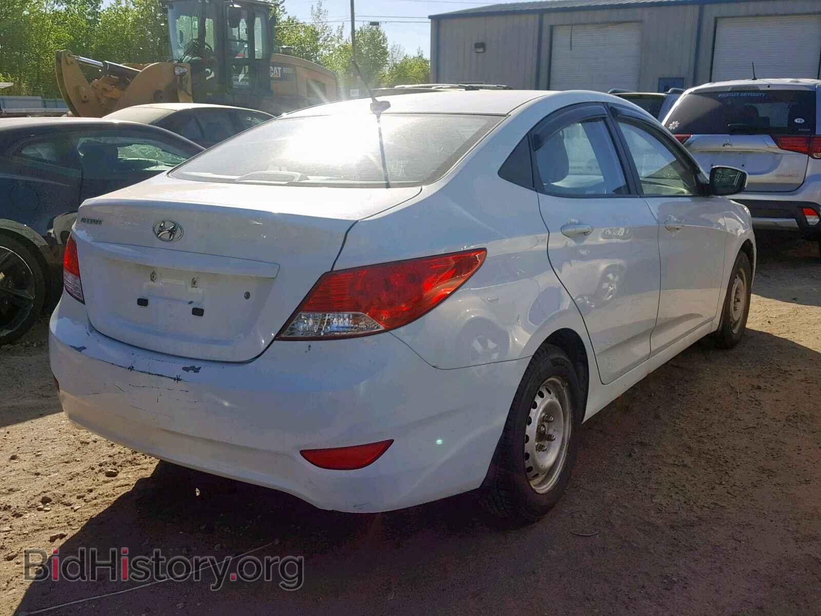 2013 HYUNDAI ACCENT - VIN: KMHCT4AE3DU450306 - Фото 4