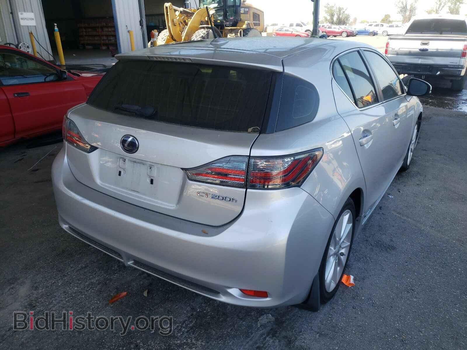 2012 LEXUS CT 200 - VIN: JTHKD5BH9C2048701 - Фото 4