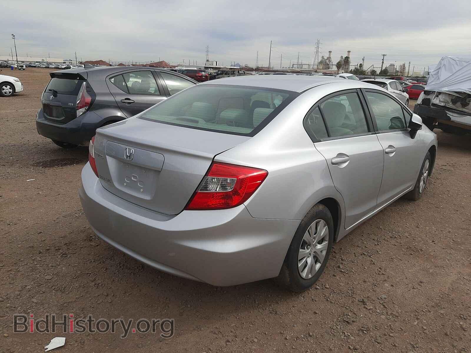 2012 HONDA CIVIC - VIN: 19XFB2F56CE307851 - Фото 4